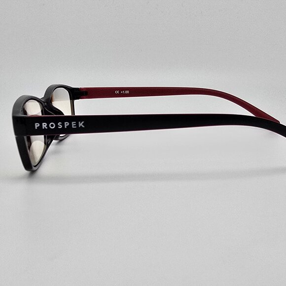 *SOLD* Prospek by Spektrum S117 Black +1.00 Blue Light Reading Computer Glasses - Picture 6 of 15